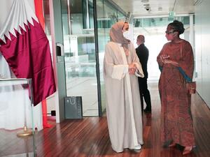 Her Excellency The First Lady Of Namibia Visits Qatar Foundation