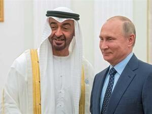 فلاديمير بوتين وولي عهد أبو ظبي