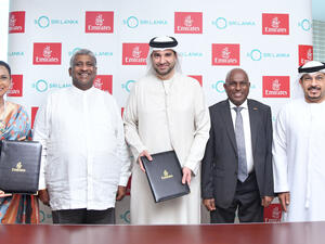 طيران الإمارات توقع مذكرة تفاهم مع سياحة سريلانكا