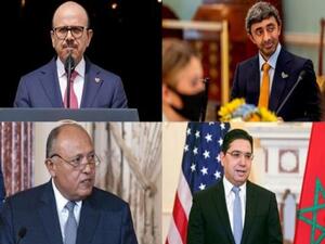 وزراء خارجية إسرائيل والولايات المتحدة و 4 وزراء خارجية دول عربية يتواجدون في قمة النقب