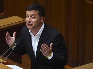 الرئيس الأوكراني فولوديمير زيلينسكي