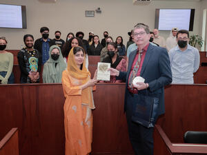 Malala Urges Georgetown Students to Take On Fight for Education Rights for All at QF