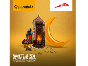 Continental and Dubai’s Roads & Transport Authority To Offer Meals and Tips to Drivers This Ramadan