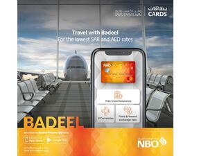 NBO Customers Can Enjoy Lowest Rates When Using Prepaid Badeel Travel Card 