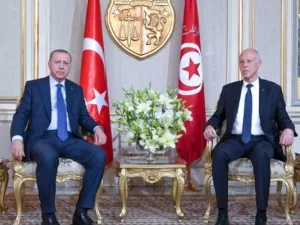  رجب طيب أردوغان وقيس سعيد