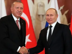 فلاديمير بوتين  ورجب طيب أردوغان