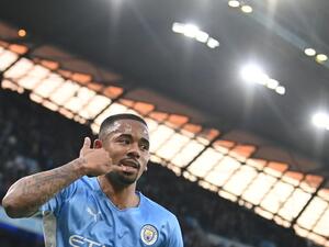 Manchester City's Brazilian striker Gabriel Jesus (Photo by Paul ELLIS / AFP) Manchester City's Brazilian striker Gabriel Jesus (Photo by Paul ELLIS / AFP)