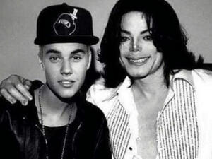 مايكل جاكسون وجاستين بيبر