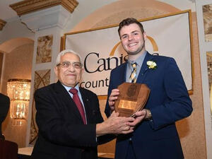 Canisius College Presents ‘Talal Abu-Ghazaleh International Award for Excellence in Accounting’ to Graduate Balcerzak