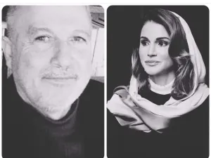 الملكة رانيا تنعي والدها