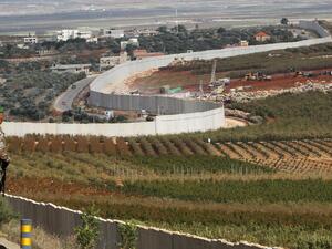 جانب من الحدود اللبنانية الإسرائيلية