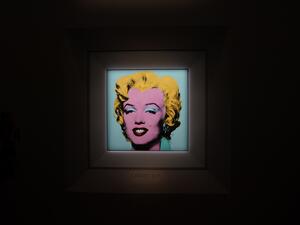 The iconic Andy Warhol silk-screen portrait of Hollywood starlet Marilyn Monroe