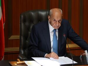 Lebanon's parliament speaker Nabih Berri