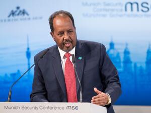 Somalia's President Hassan Sheikh Mohamud