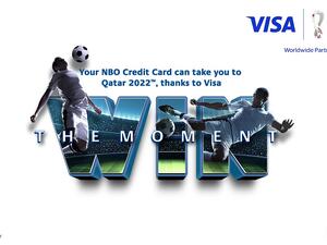 NBO Offers Credit Card Customers a Chance To Win FIFA World Cup Quarter-final Match Tickets, Thanks to Visa