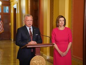 Jordan King meets US representatives