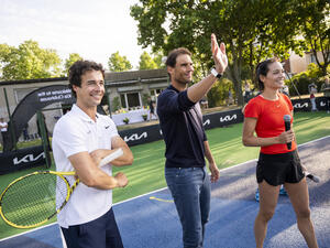 كيا ورافاييل نادال يطلقان مبادرة "كيا كلوب هاوس" لإلهام الأجيال القادمة من عشاق التنس