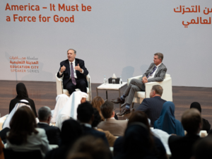 Former US Diplomat Michael Pompeo Discusses Future of Ukraine at QF Talk