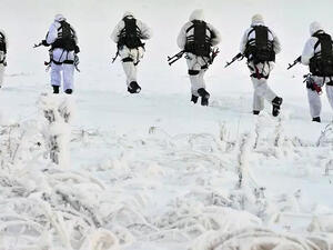 قوات روسية في منطقة القطب الشمالي