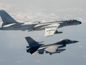 طائرات حربية صينية تحلق بالقرب من تايوان
