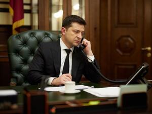 الرئيس الأوكراني فولوديمير زيلينسكي