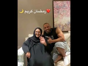 عبودي باد ووالدته الراحلة ماما جيجي 