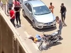 طالبة المنصورة مضرجة بدمائها