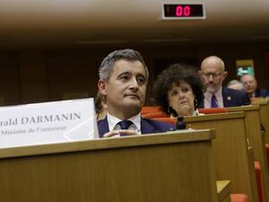 France's Interior Minister Gerald Darmanin
