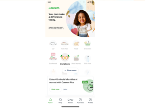 كريم تضيف ميزة التبرّع على تطبيق Super App في الإمارات