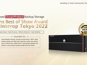 Huawei Oceanprotect Backup Storage Wins Best Of Show Award At Interop Tokyo 2022