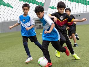 Students From QF School Get Football Fever At Education City Stadium As Their International Tournament Ends