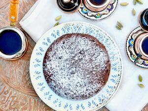 كعكة القهوة التركية بنكهة الهيل والقرفة