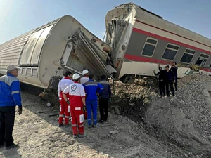 Train disaster in Iran 