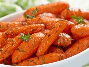 جزر حلو وحار في المقلاة الهوائية