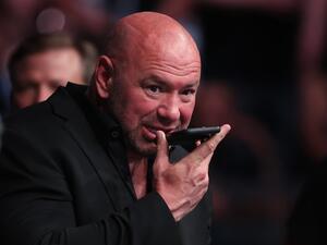 President of the Ultimate Fighting Championship, Dana White attends UFC 274 at Footprint Center on May 07, 2022 in Phoenix, Arizona. Christian Petersen/Getty Images/AFP (Photo by Christian Petersen / GETTY IMAGES NORTH AMERICA / Getty Images via AFP) President of the Ultimate Fighting Championship, Dana White attends UFC 274 at Footprint Center on May 07, 2022 in Phoenix, Arizona. Christian Petersen/Getty Images/AFP (Photo by Christian Petersen / GETTY IMAGES NORTH AMERICA / Getty Images via AFP)