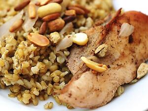 أسهل طريقة لعمل الفريكة بالدجاج 