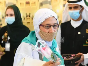 استقبال الحجاج القادمين من اندونيسيا