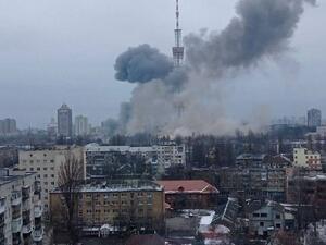قصف في العاصمة كييف