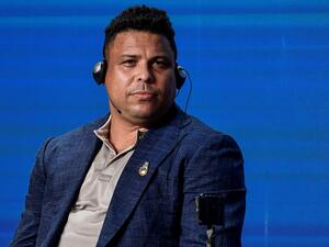 Brazilian retired footballer, Ronaldo Luis Nazario de Lima aka Ronaldo attends a session of the 13th edition of the Dubai International Sports Conference, at Madinat Jumeirah in Dubai on January 2, 2019. / AFP / La Presse / Marco ALPOZZI