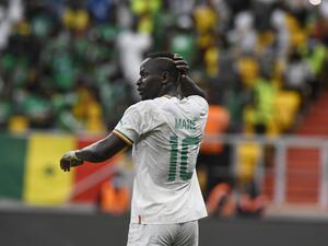 Sadio Mane, the man of the match against Benin, at the Stade Me. Abdoulaye Wade of Diamniadio on June 4, 2022, during the first day of the CAN 2022 qualifiers against Benin. (Photo by SEYLLOU / AFP) Sadio Mane, the man of the match against Benin, at the Stade Me. Abdoulaye Wade of Diamniadio on June 4, 2022, during the first day of the CAN 2022 qualifiers against Benin. (Photo by SEYLLOU / AFP)
