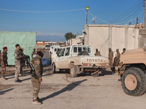 عناصر من قوات سوريا الديمقراطية