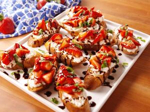 وصفات صيفية: بروسكيتا الفراولة