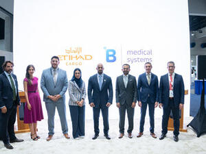 During the event Etihad Cargo Signs MoU For Sustainable Pharmaceutical Transportation Solutions