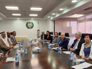 Mr. Al-Asoomi and Dr. Abu-Ghazaleh Discuss Areas of Cooperation Between the Arab Parliament and TAG.Global