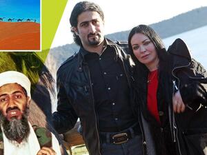 عمر أسامة بن لادن وزوجته 