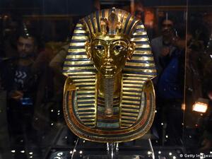 The golden mark of Egyptian boy king Tutankhamun