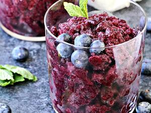 مثلجات جرانيتا التوت الأزرق 