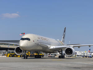 Etihad Airways ‘Sustainable 50’ A350 Makes Inaugural Flight To New York