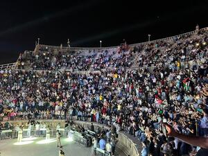 The Jarash audiences 