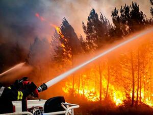 حرائق في أوروبا